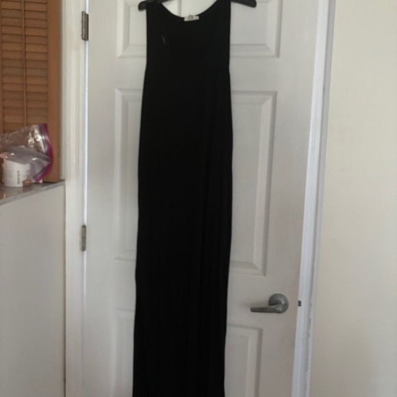 Black Tank Maxi Dress - Picture 1 of 2